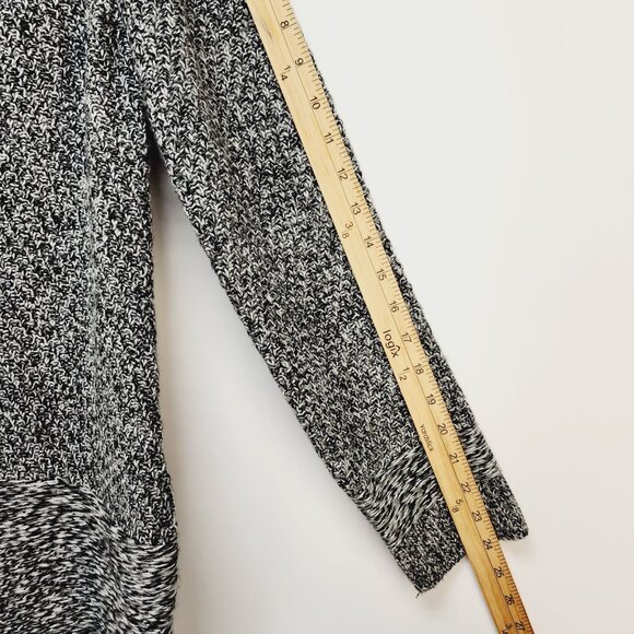 Laura Scott Womens Long Sleeve Knit Cardigan Sweater Toggle Buttons Size L Gray - Picture 7 of 11